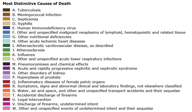 Causes of Death By State