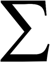 Sigma Summation Symbol