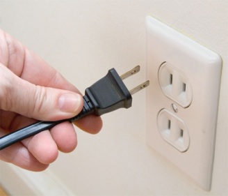Plug and Wall Electrical Outlet