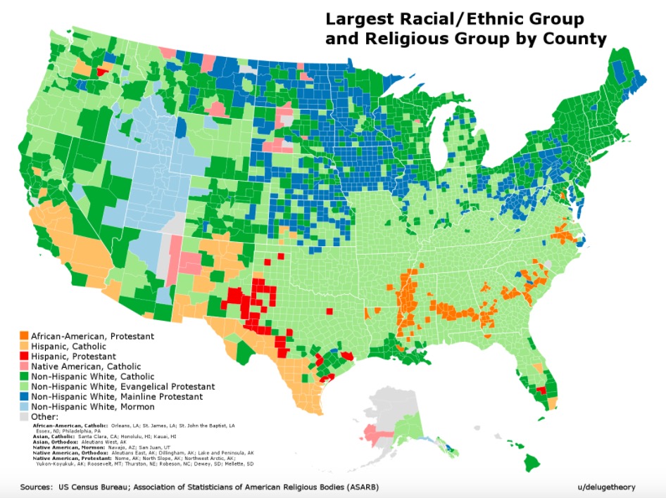 Ethnic Groups Religion by State