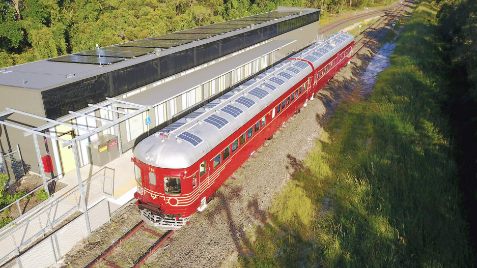 Solar Electric Train