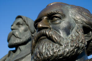 Karl Marx and Friedrich Engels Statue