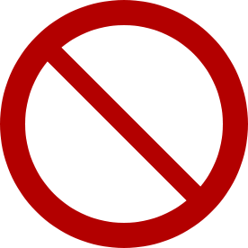 Symbol for No