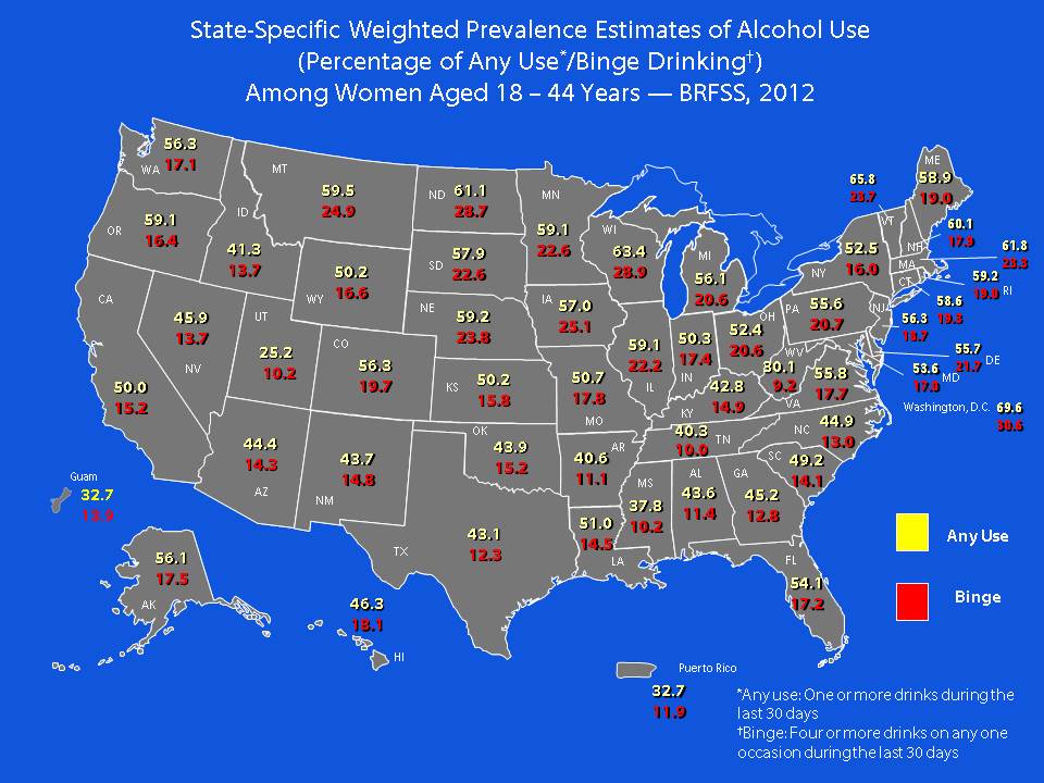 Binge Drinking by State