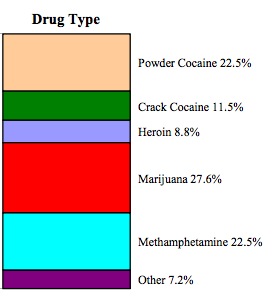 Drug types on arrests