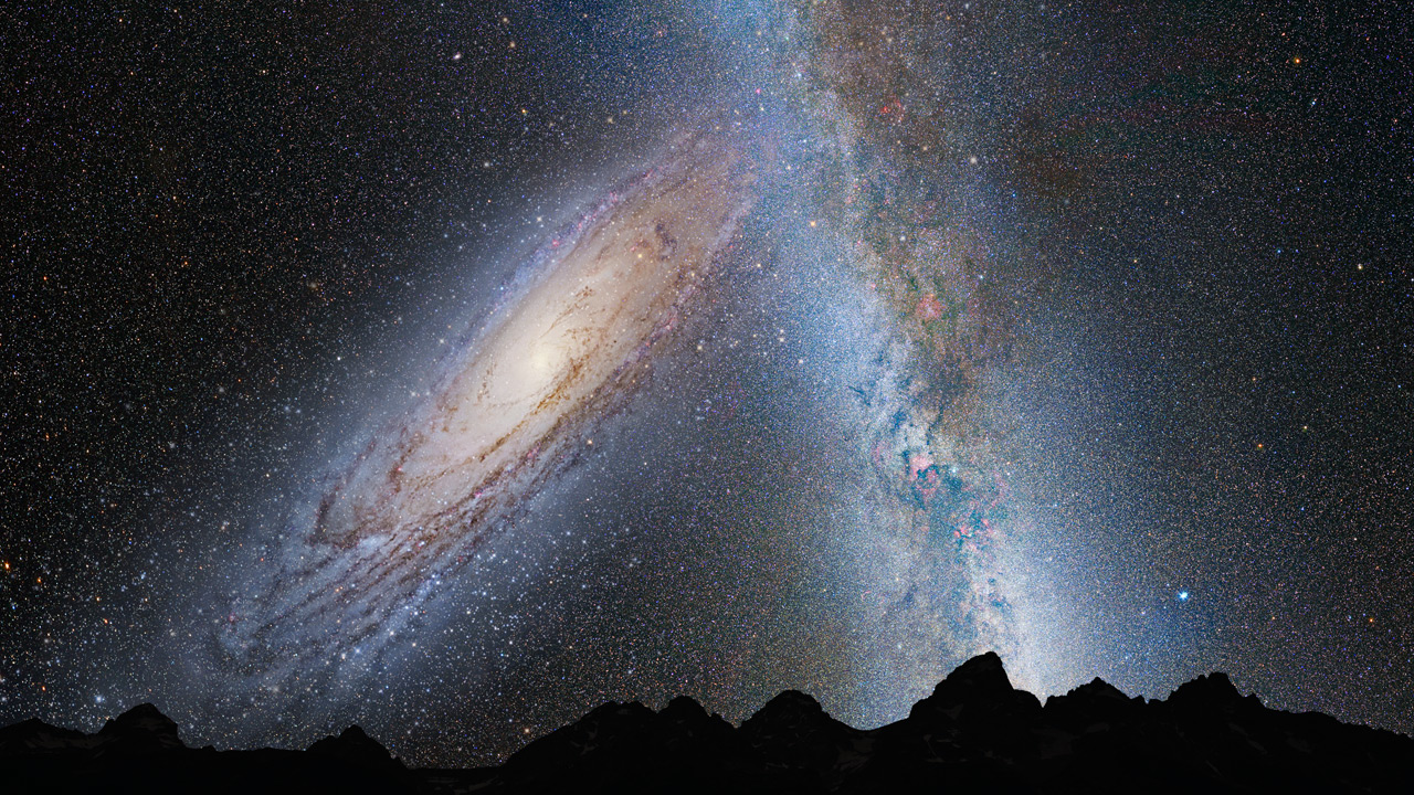 Andromeda and Milky Way Collision