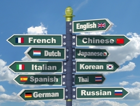 Different Language Signs