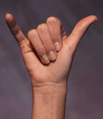 Sign Language Letter Y